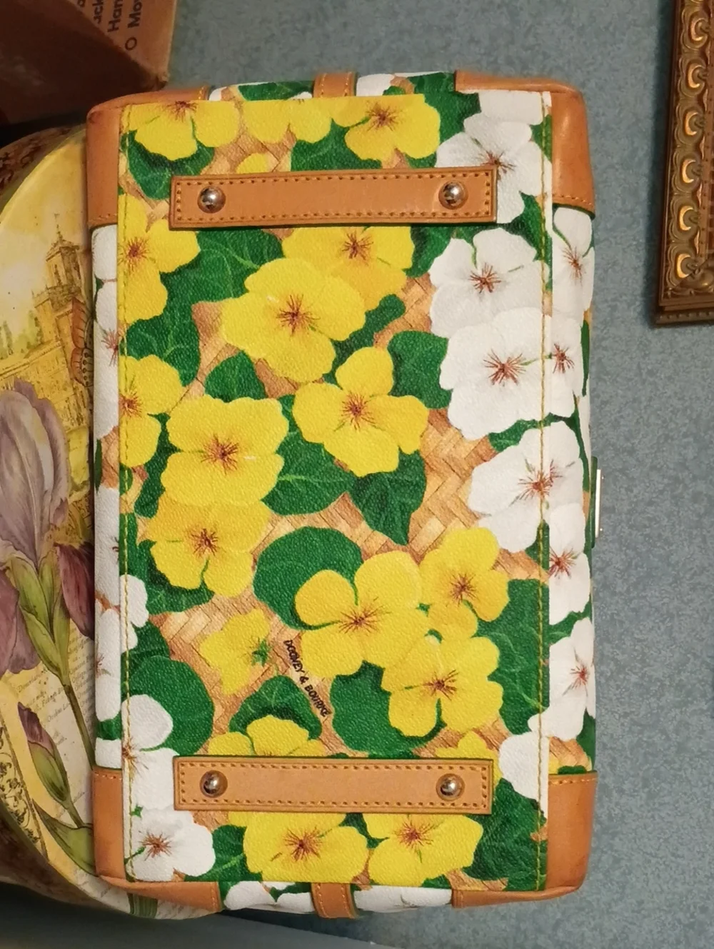 Dooney & Bourke floral domed satchel